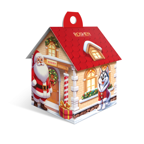 Новорічні подарунки №1 "Солодка хатинка"ROSHEN, 274 г